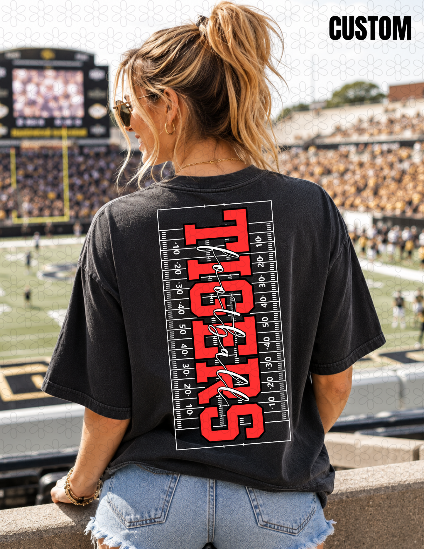CUSTOM Football Field Completed Tee