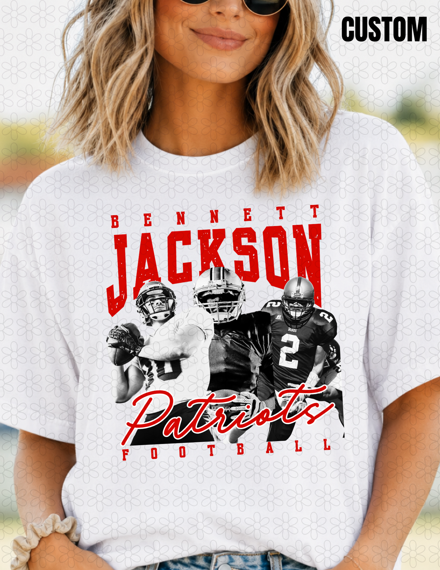 CUSTOM PHOTO SPORTS DTF Transfer