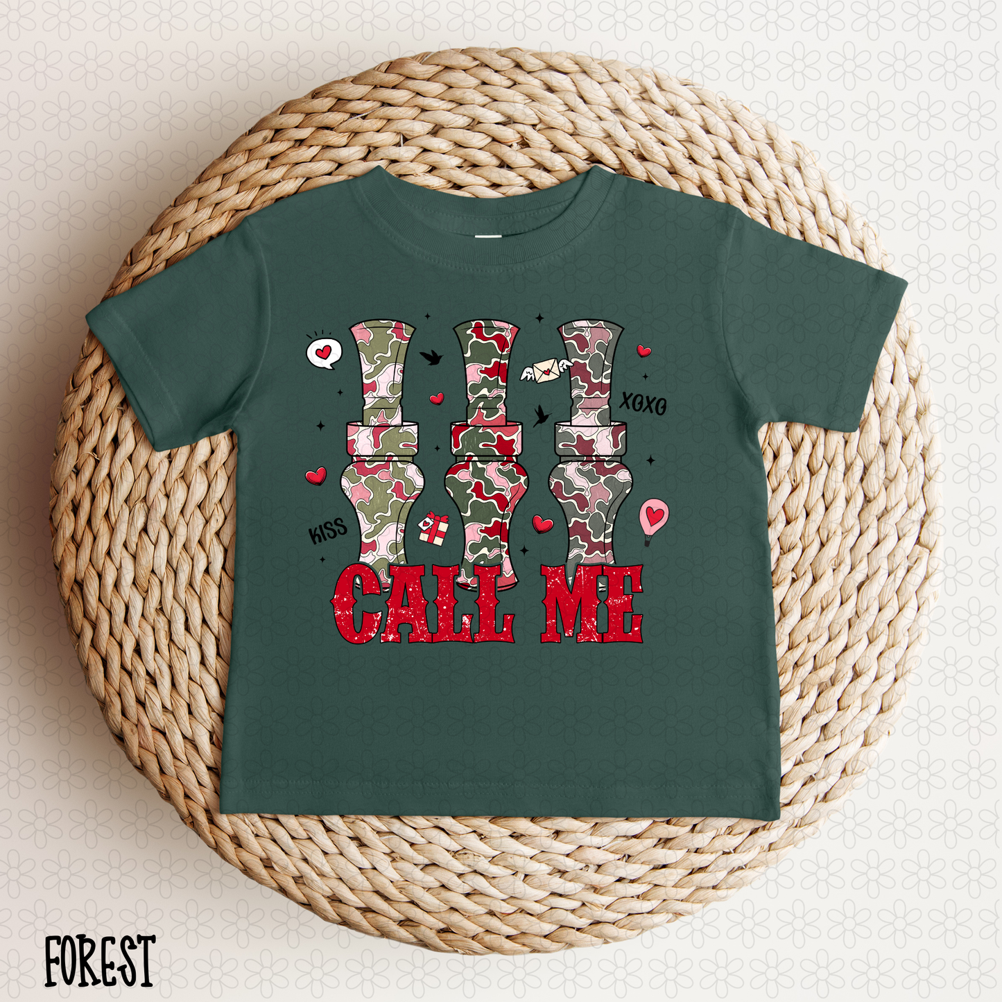 Call Me Camo Duck Calls Completed Tee