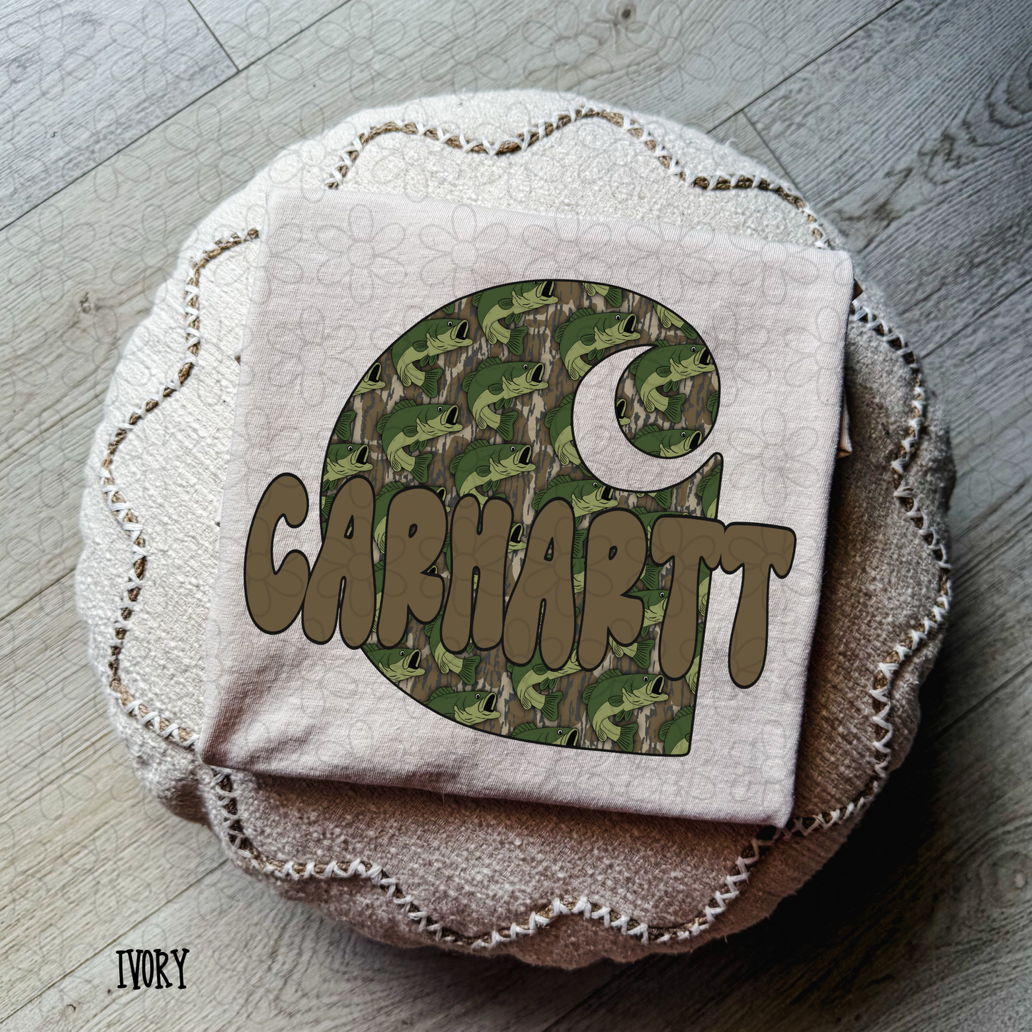 Camo Fish Carhartt Kids Completed Tee