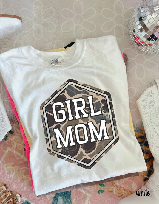 Camo Girl Mom Completed Tee