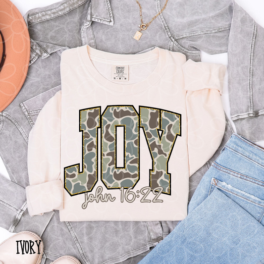 Camo Gold Joy Completed Tee