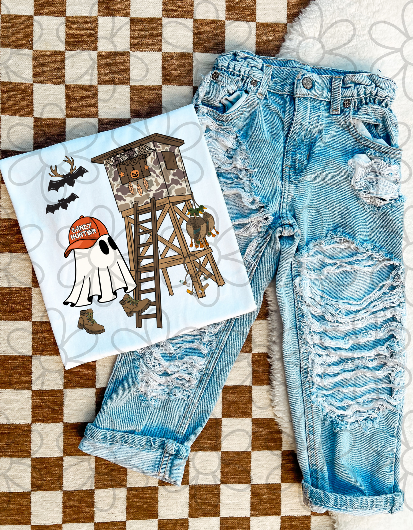 Camo Hunting Candy Hunter Completed Tee