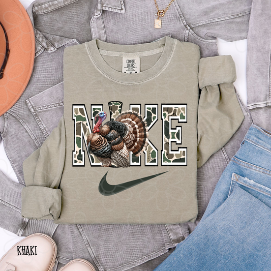 Camo Nke Turkey Kids Completed Tee