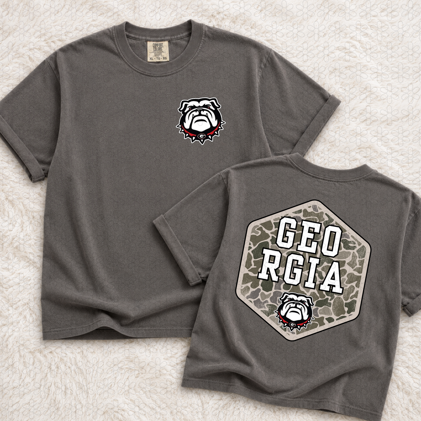 Camo Sports Teams (We Can Do Customs, Mascots MUST be Emailed) Completed Tee
