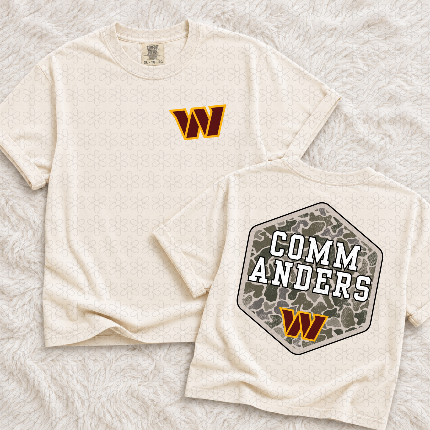 Camo Sports Teams (We Can Do Customs, Mascots MUST be Emailed) Completed Tee