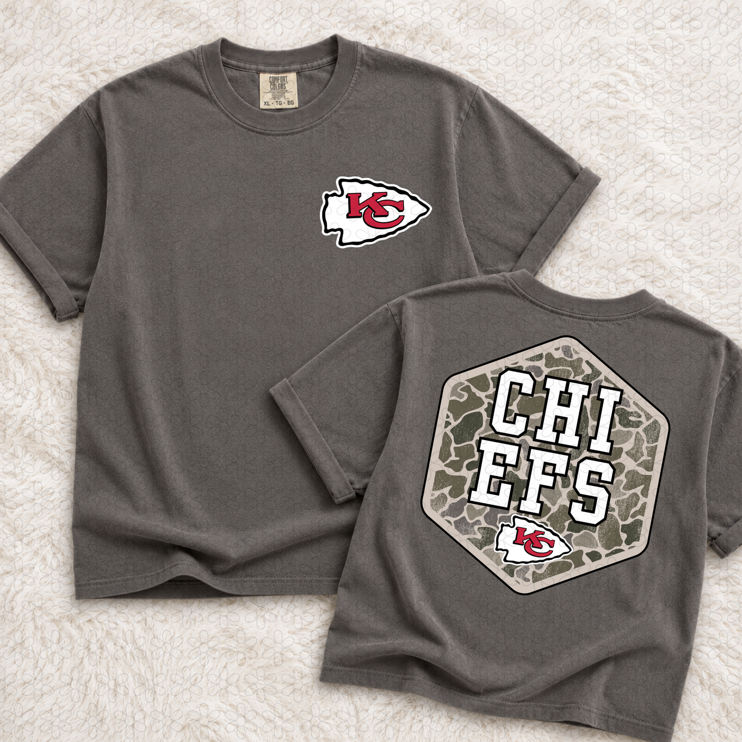 Camo Sports Teams (We Can Do Customs, Mascots MUST be Emailed) DTF Transfer