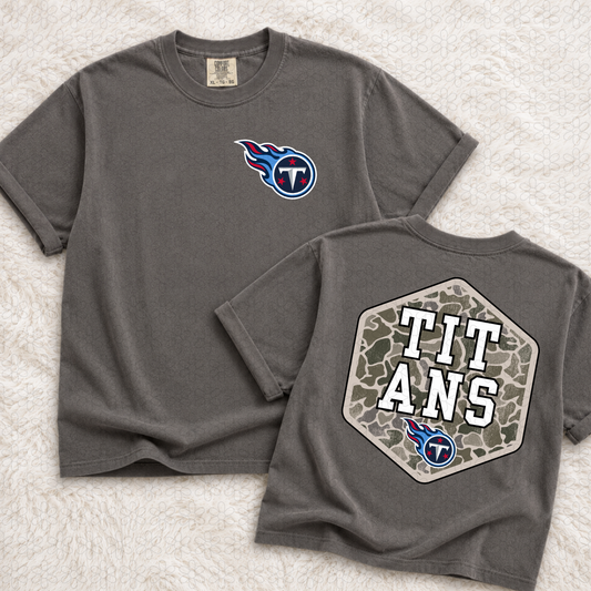 Camo Sports Teams (We Can Do Customs, Mascots MUST be Emailed) DTF Transfer