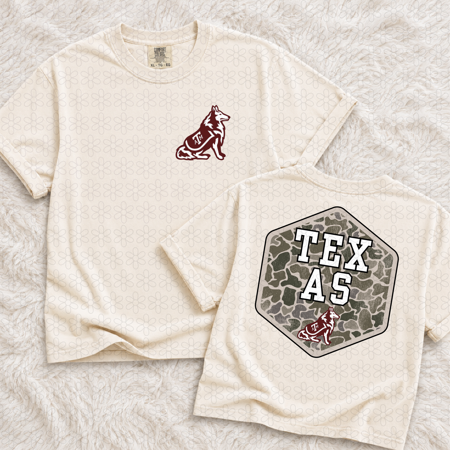 Camo Sports Teams (We Can Do Customs, Mascots MUST be Emailed) Completed Tee