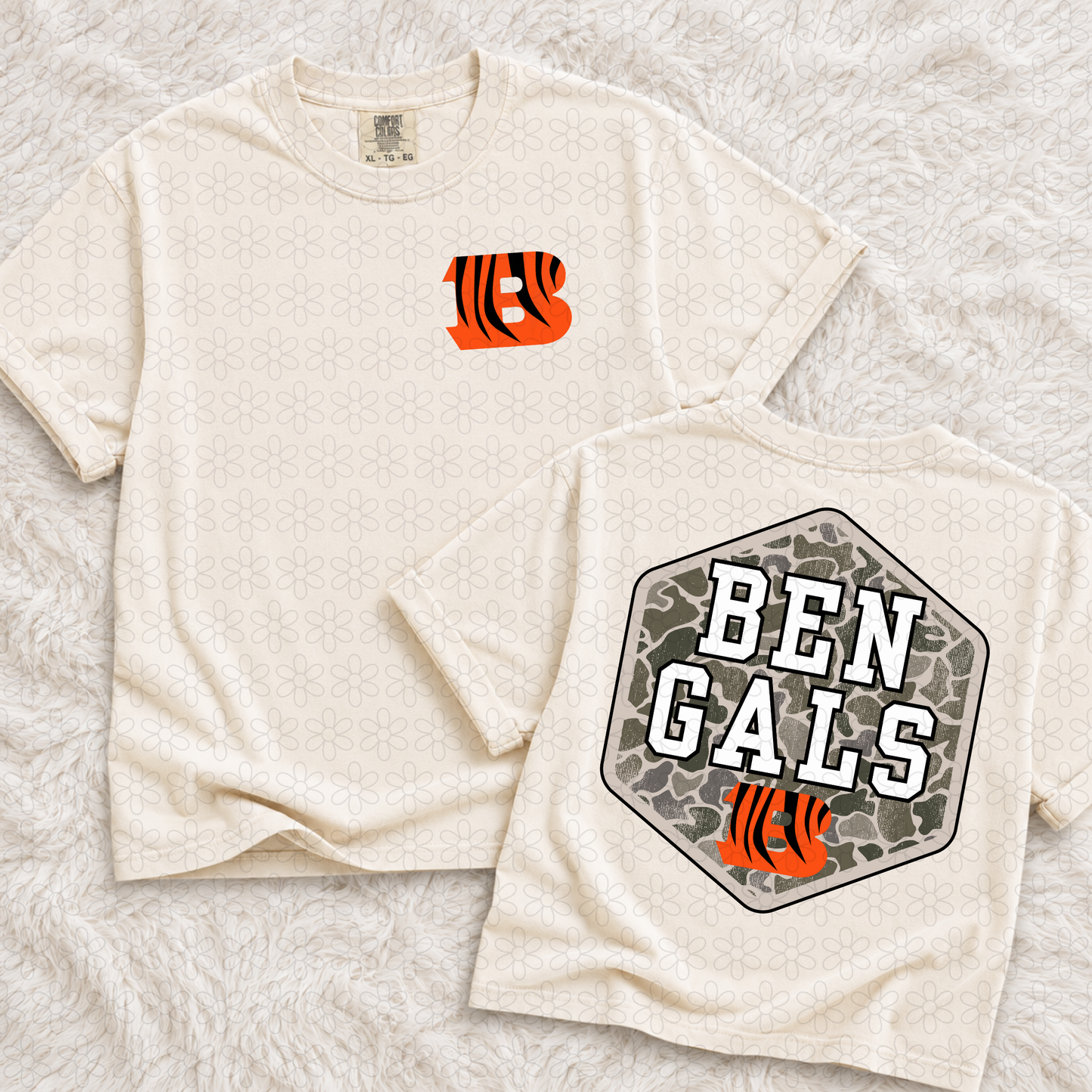 Camo Sports Teams (We Can Do Customs, Mascots MUST be Emailed) Completed Tee