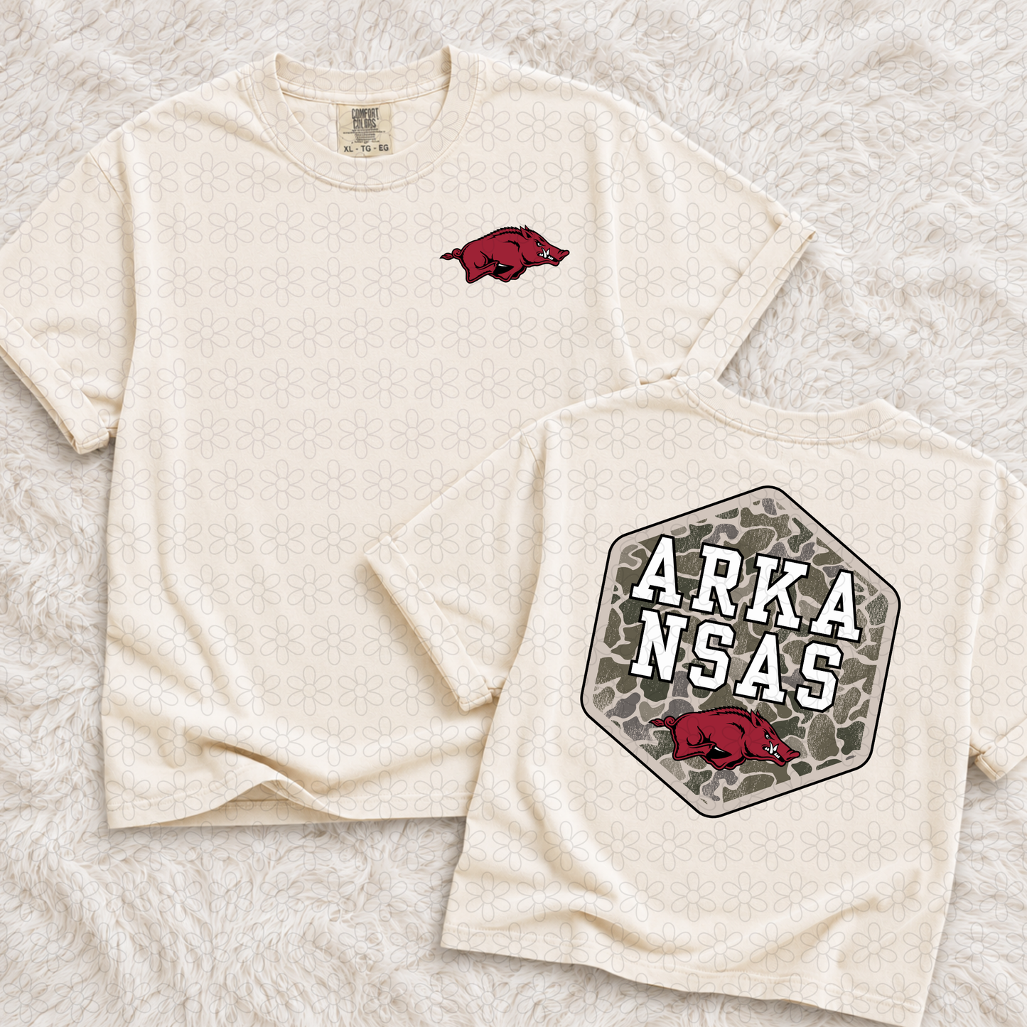 Camo Sports Teams (We Can Do Customs, Mascots MUST be Emailed) Completed Tee