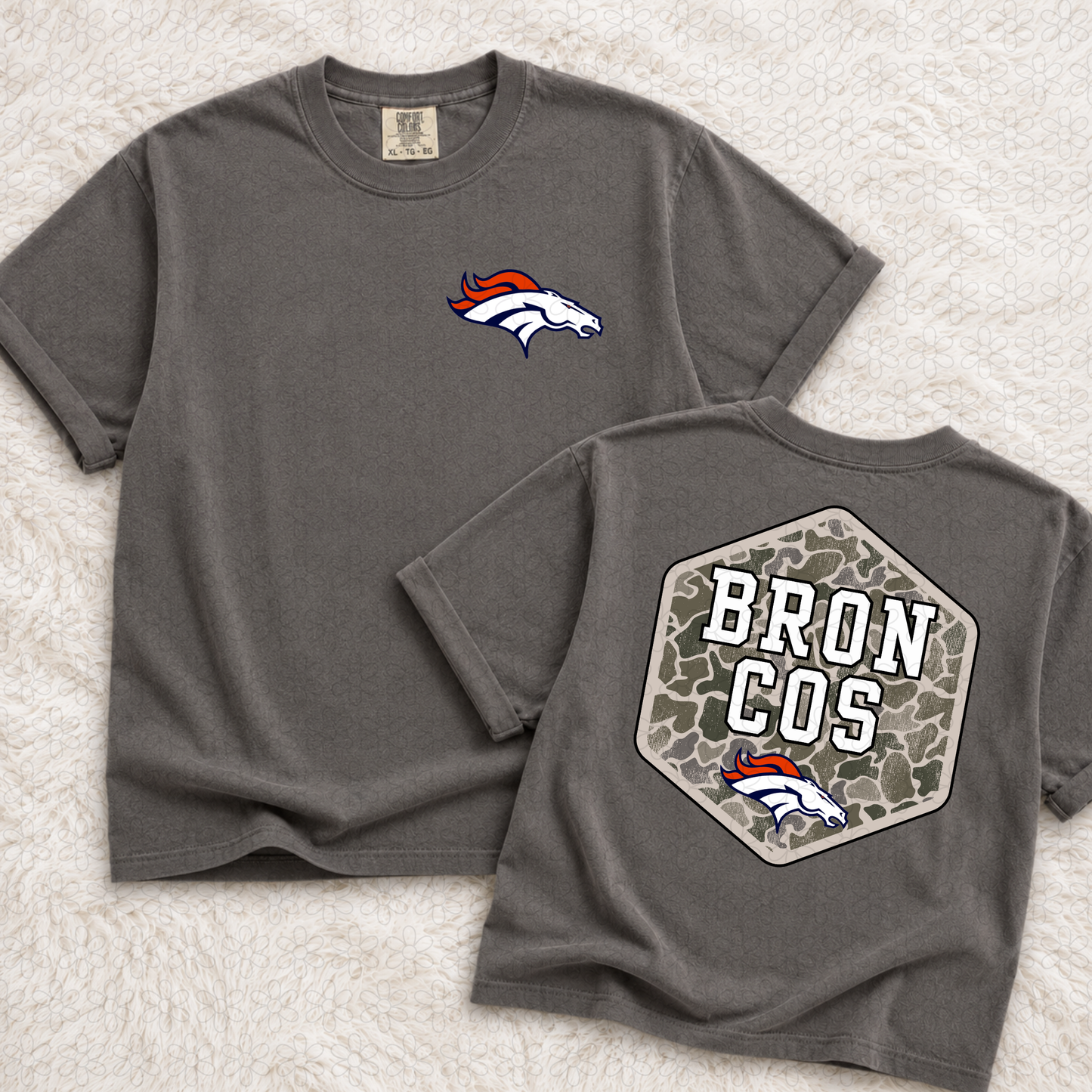 Camo Sports Teams (We Can Do Customs, Mascots MUST be Emailed) Completed Tee