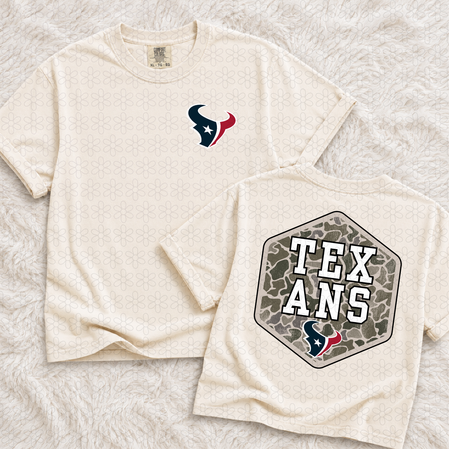 Camo Sports Teams (We Can Do Customs, Mascots MUST be Emailed) Completed Tee