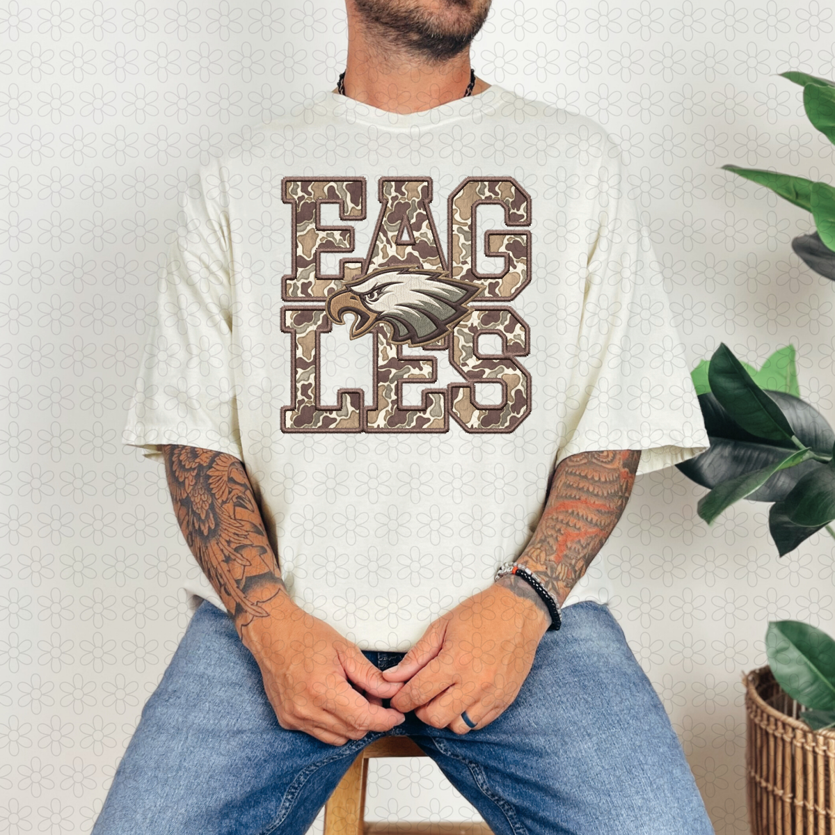 Camo Football Teams- Multiple OPTIONS ONLY- NO CUSTOMS Completed Tee