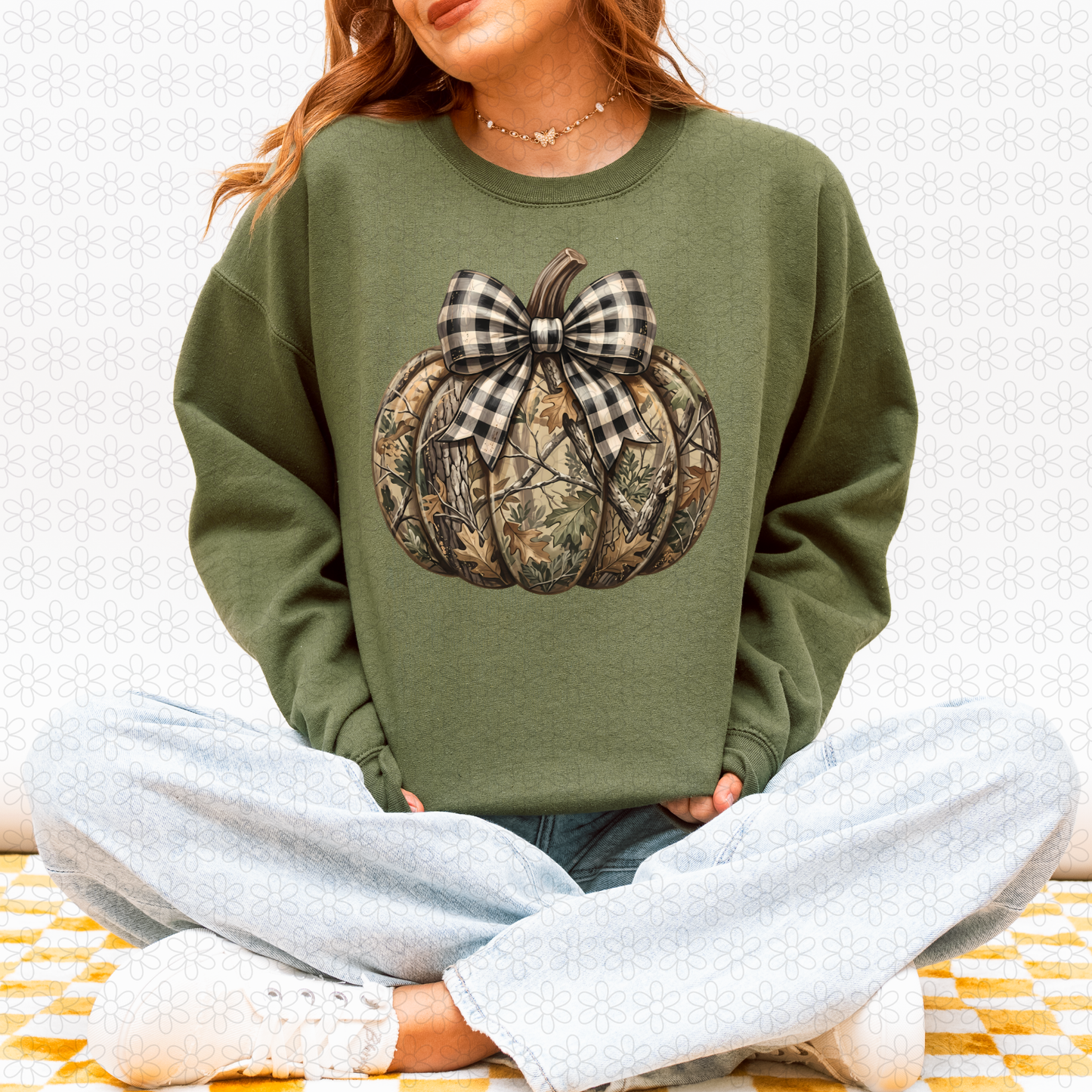 Camo Pumpkin DTF Transfer