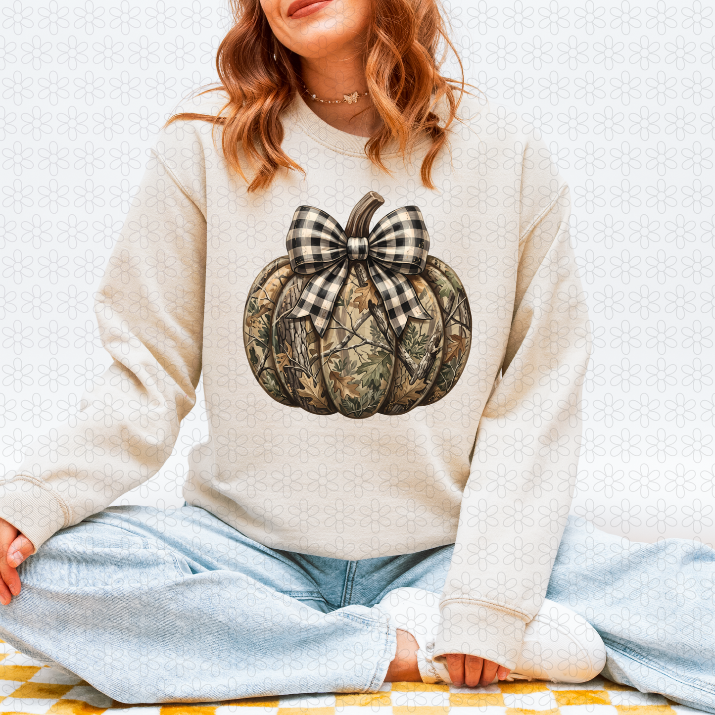 Camo Pumpkin DTF Transfer
