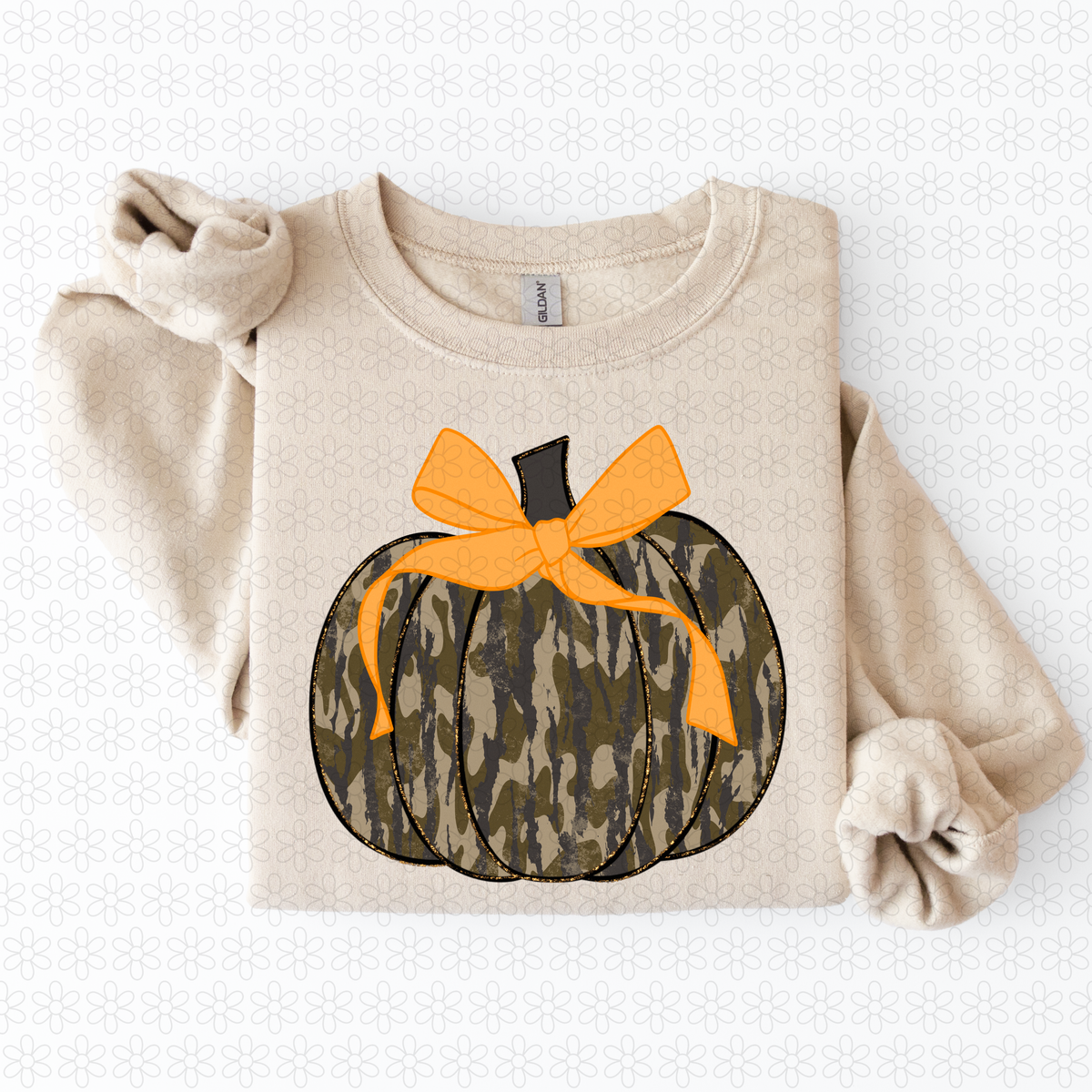 Camo Pumpkin Completed Tee