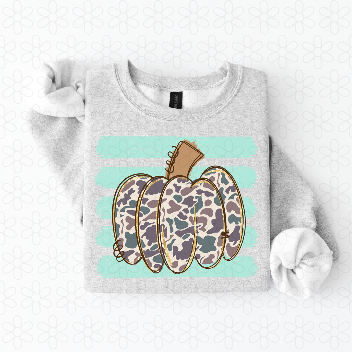 Camo Pumpkin Completed Tee