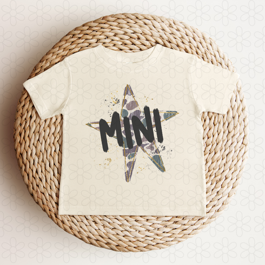 Camo Star Mini Completed Tee