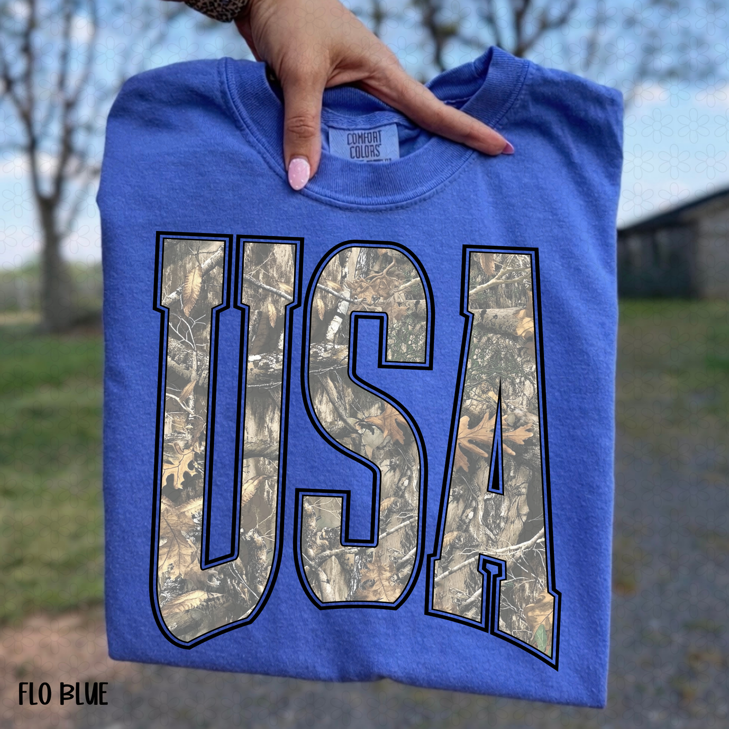 Camo USA Completed Tee