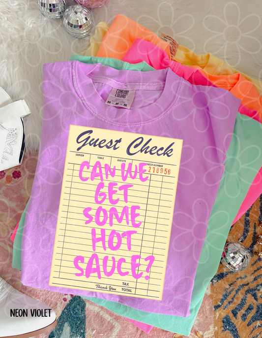 Can We Get Some Hot Sauce DTF Transfer