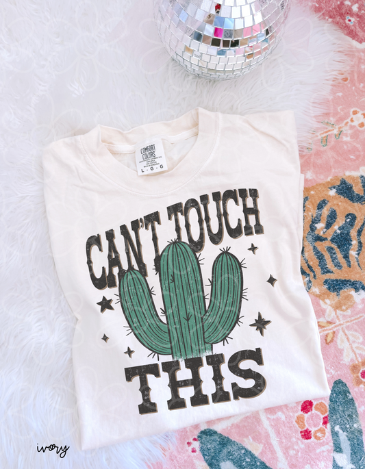 Can't Touch This Cactus Kids Completed Tee