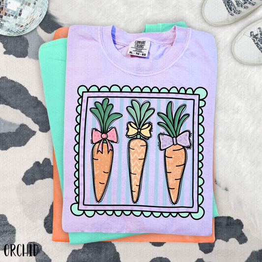 Carrot Coquette Completed Tee