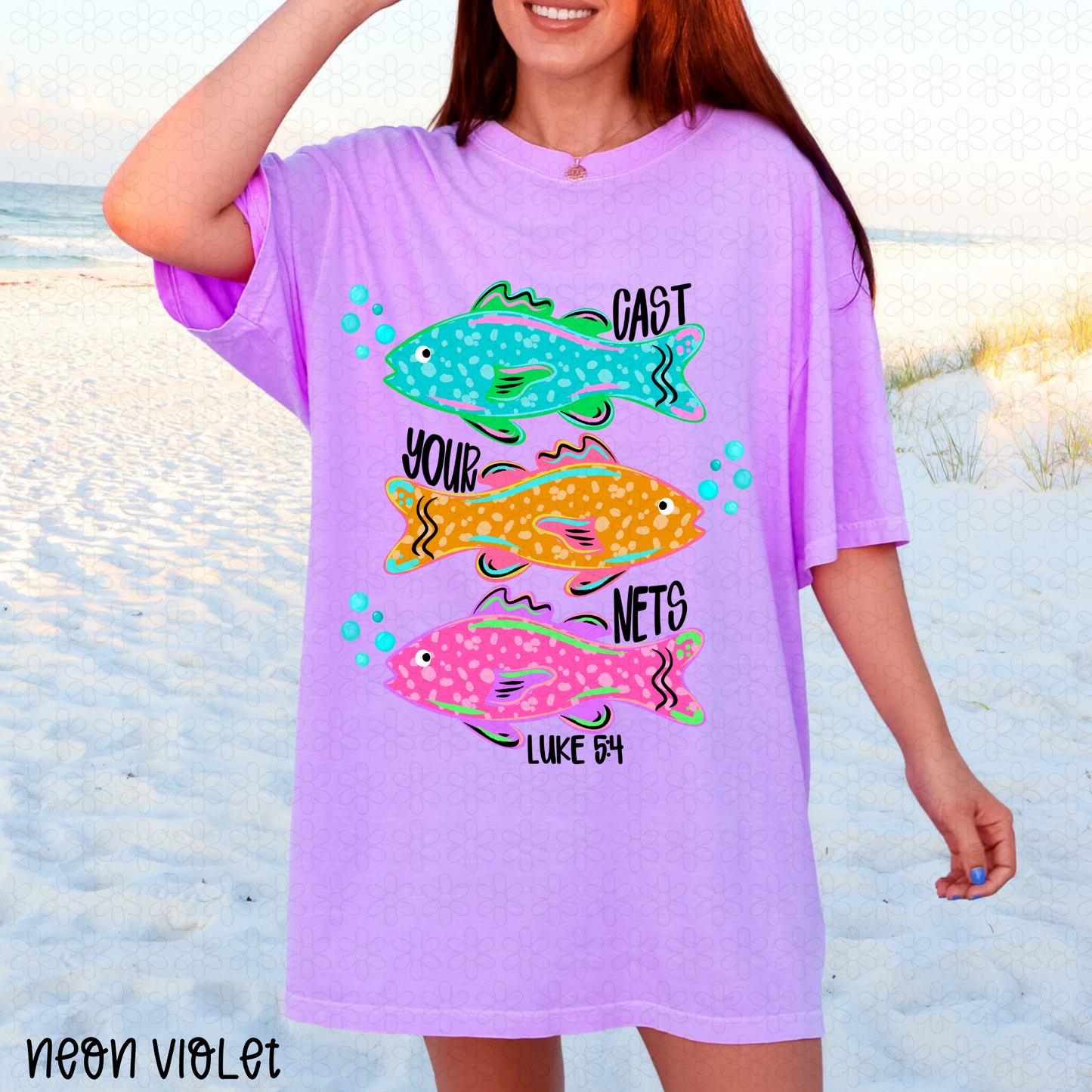 Cast Your Nets Completed Tee