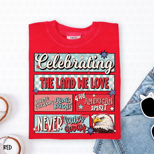 Celebrating The Land We Love Completed Tee