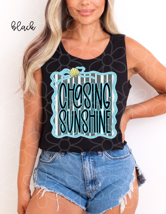 Chasing Sunshine Stripes Kids Completed Tee