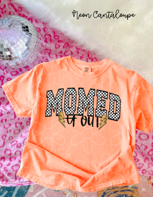 Checkered Momed Tf Out DTF Transfer