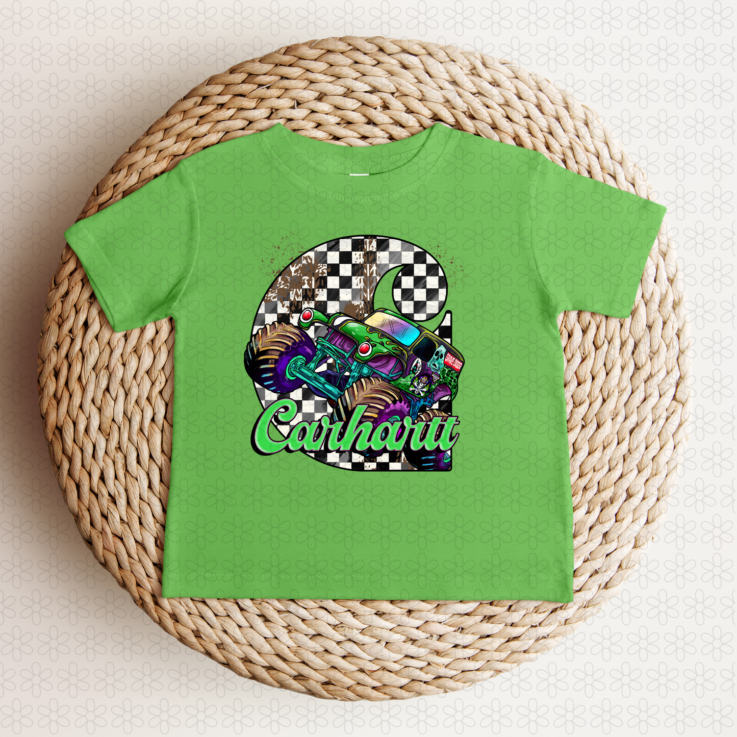 Checkered Hartt Monster Jam (Multiple Options) DTF Transfer