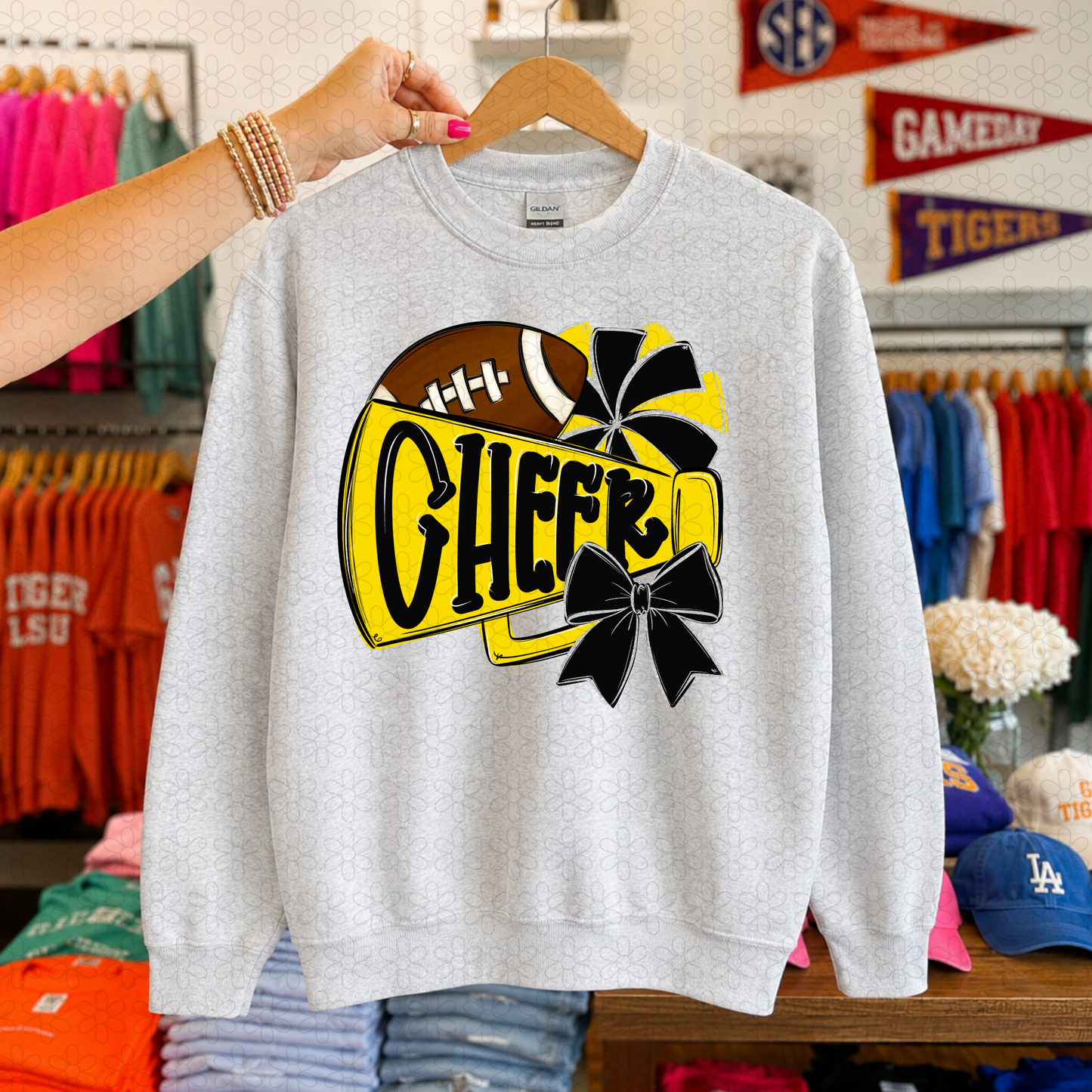 Cheer (Multiple Color Options) Completed Tee