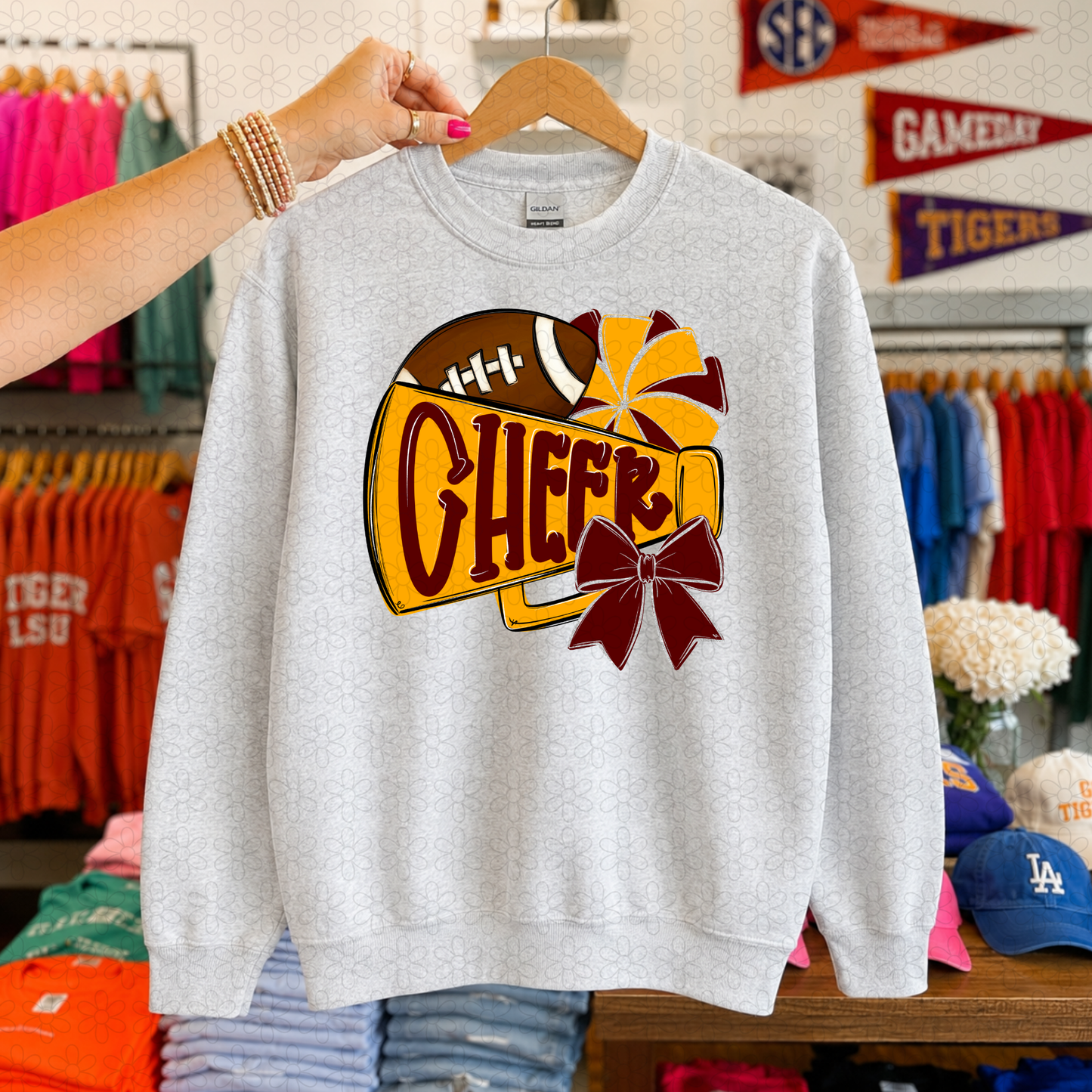 Cheer (Multiple Color Options) Completed Tee