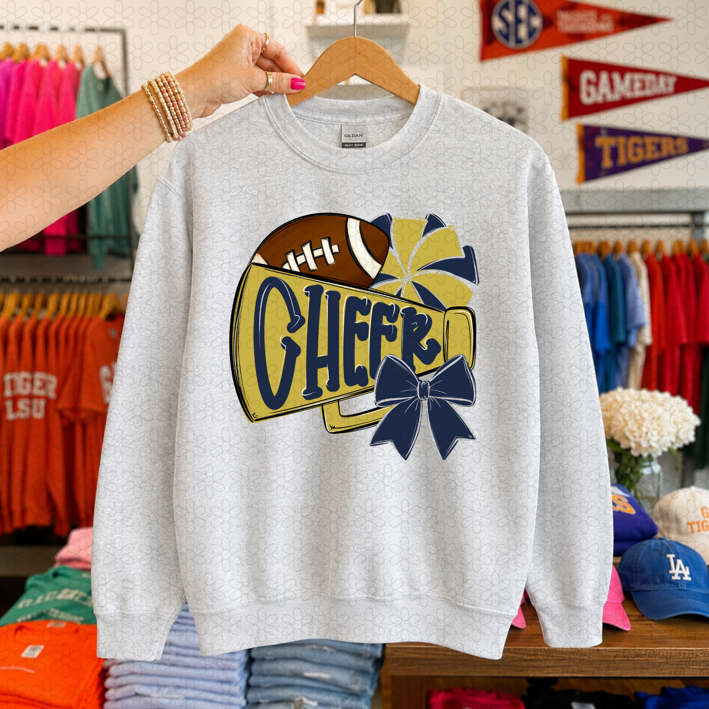 Cheer (Multiple Color Options) Completed Tee