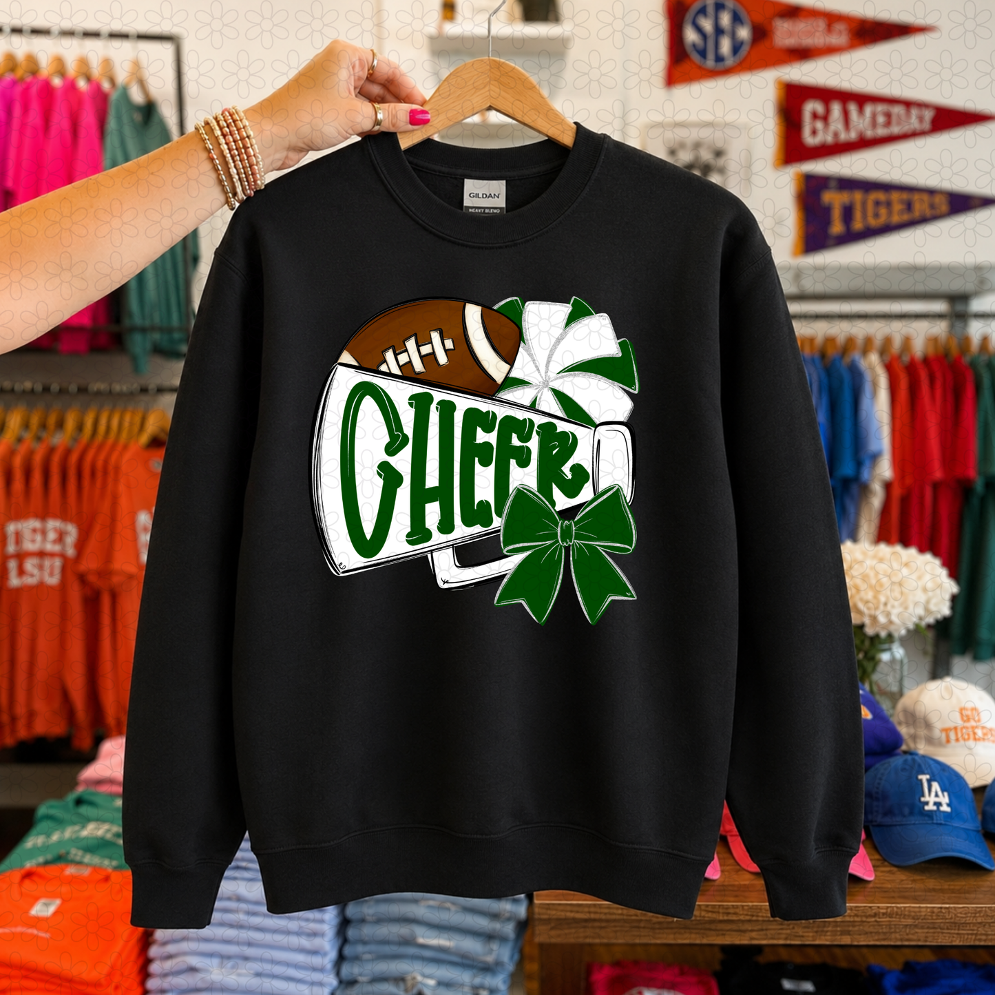 Cheer (Multiple Color Options) Completed Tee