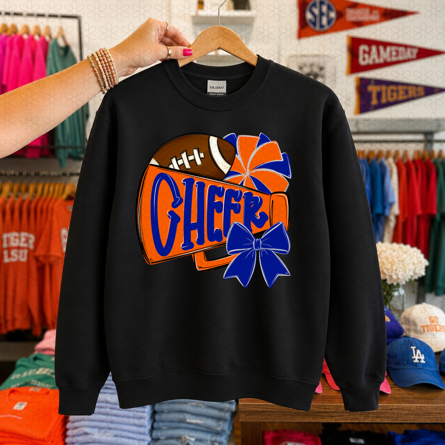 Cheer (Multiple Color Options) Completed Tee