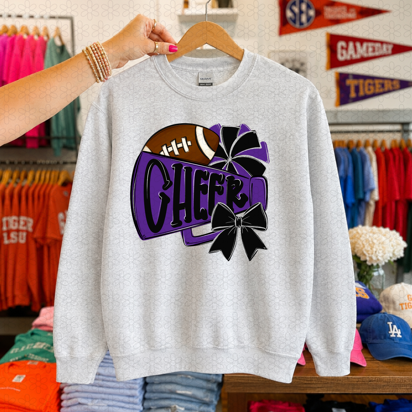 Cheer (Multiple Color Options) Completed Tee