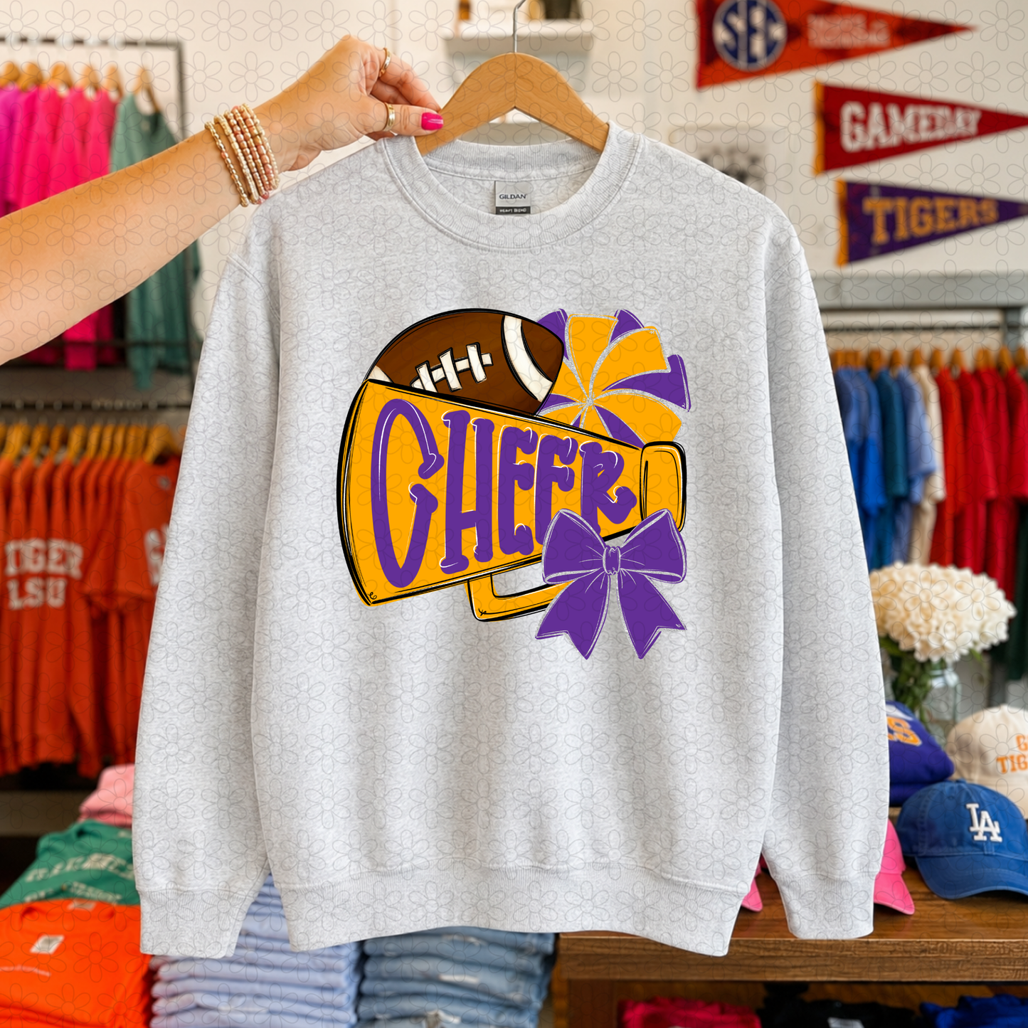 Cheer (Multiple Color Options) Completed Tee