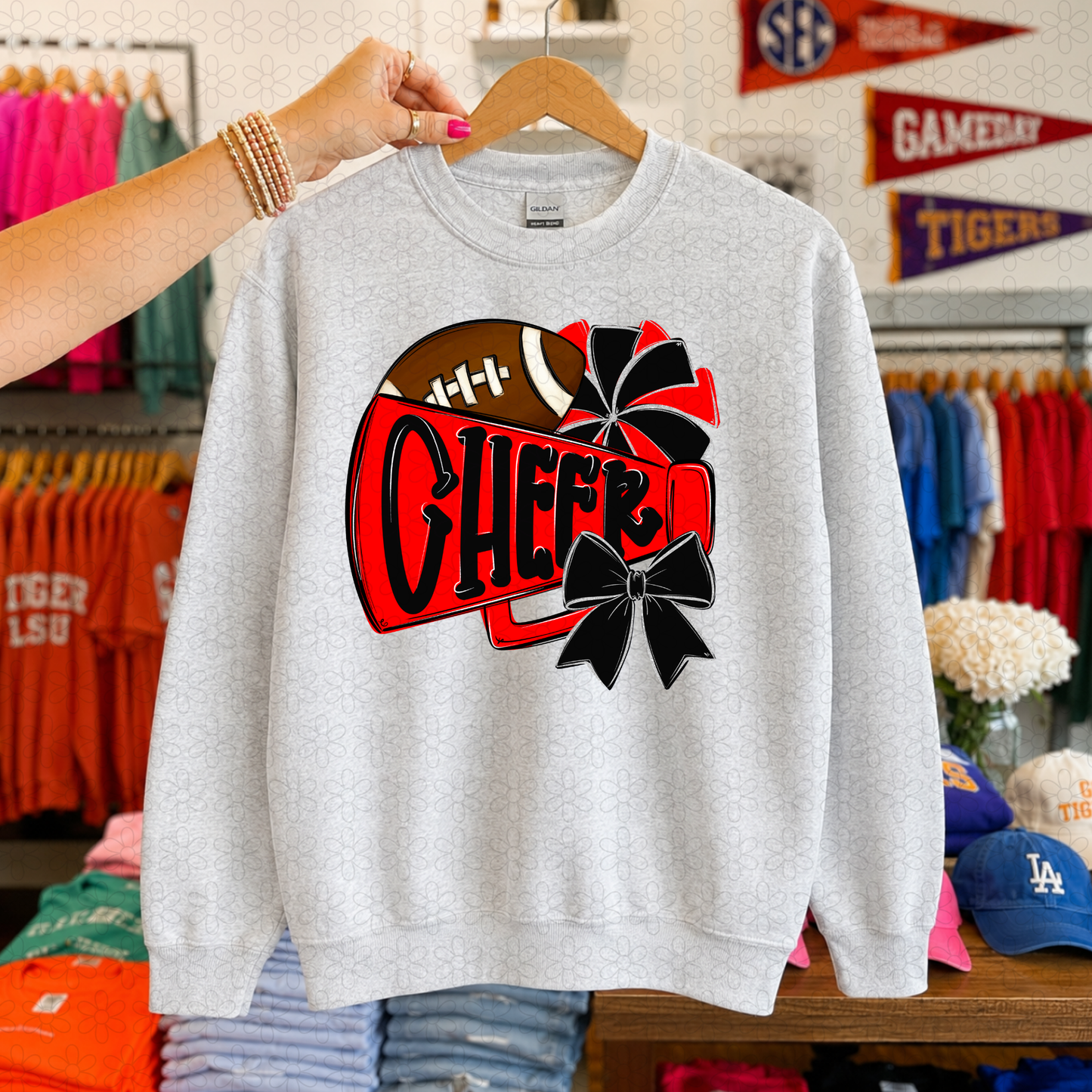 Cheer (Multiple Color Options) Completed Tee