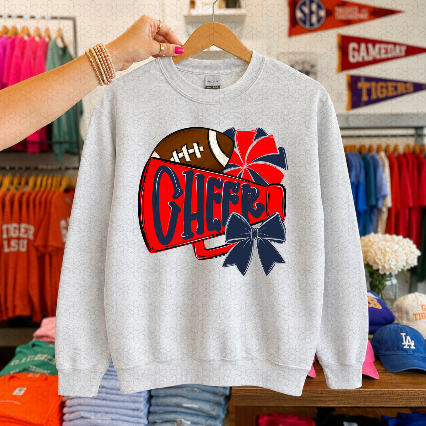 Cheer (Multiple Color Options) Completed Tee