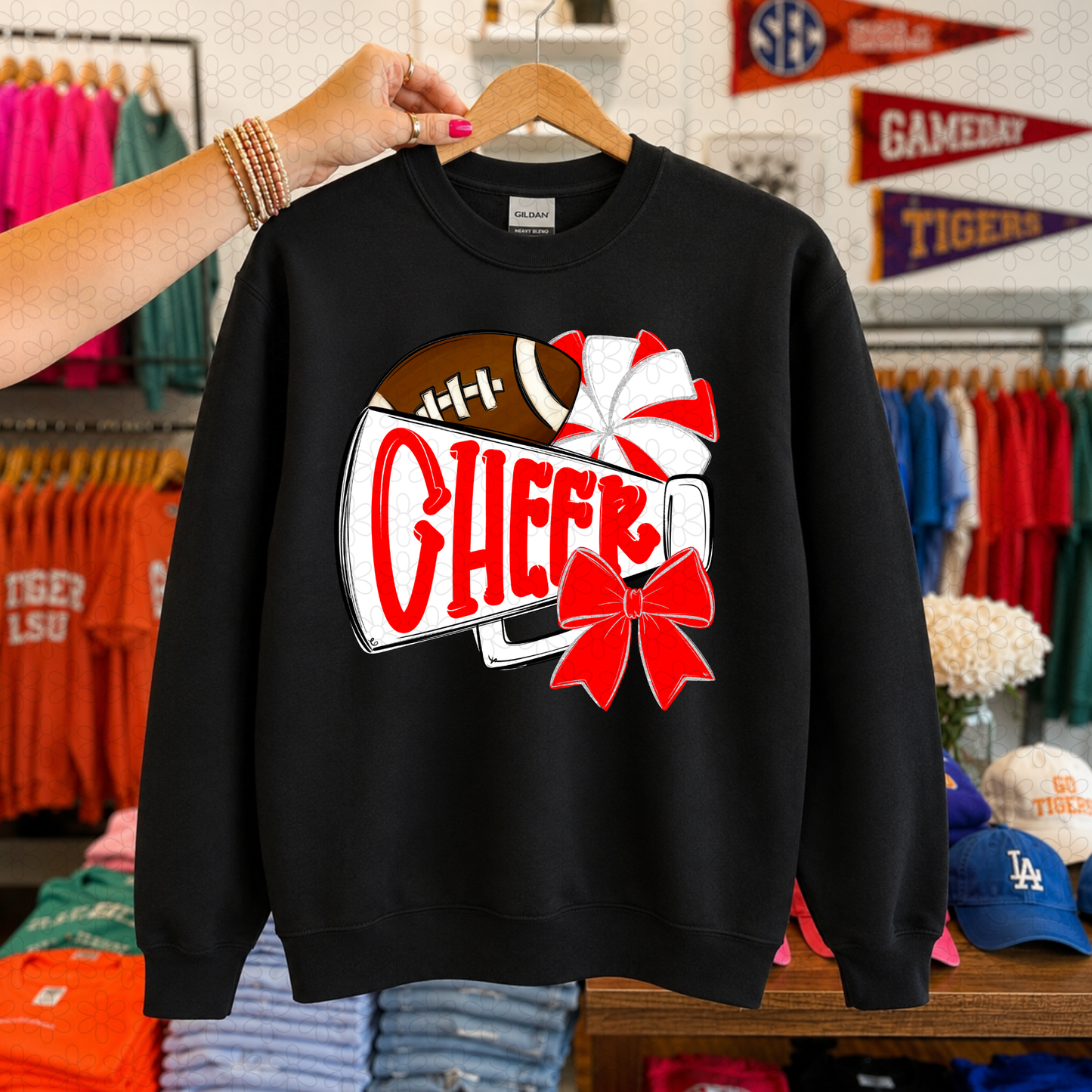 Cheer (Multiple Color Options) Completed Tee