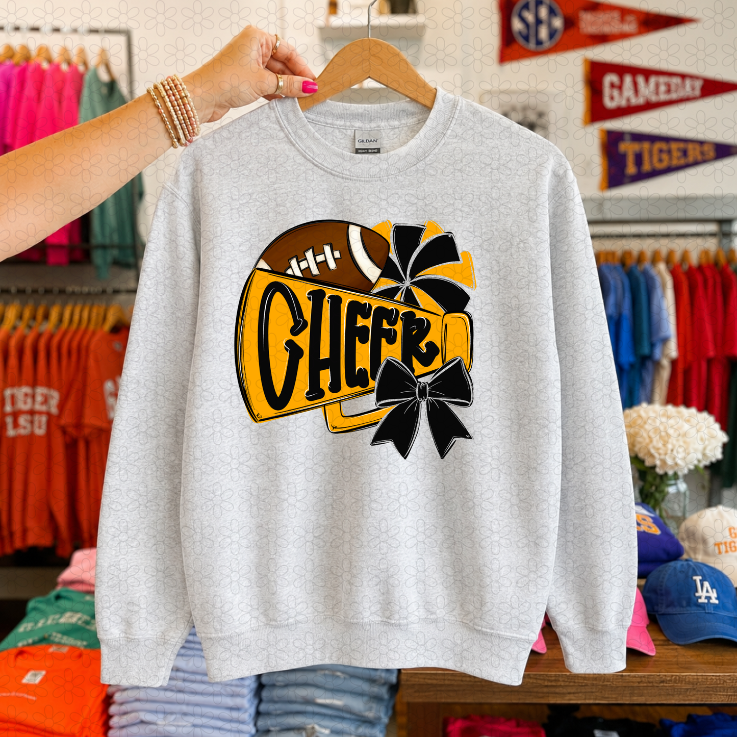 Cheer (Multiple Color Options) Completed Tee