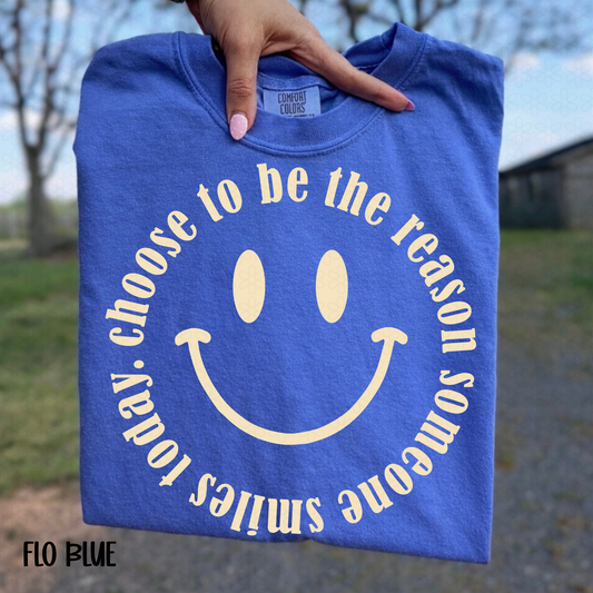 Choose To Be The Reason- Off White DTF Transfer