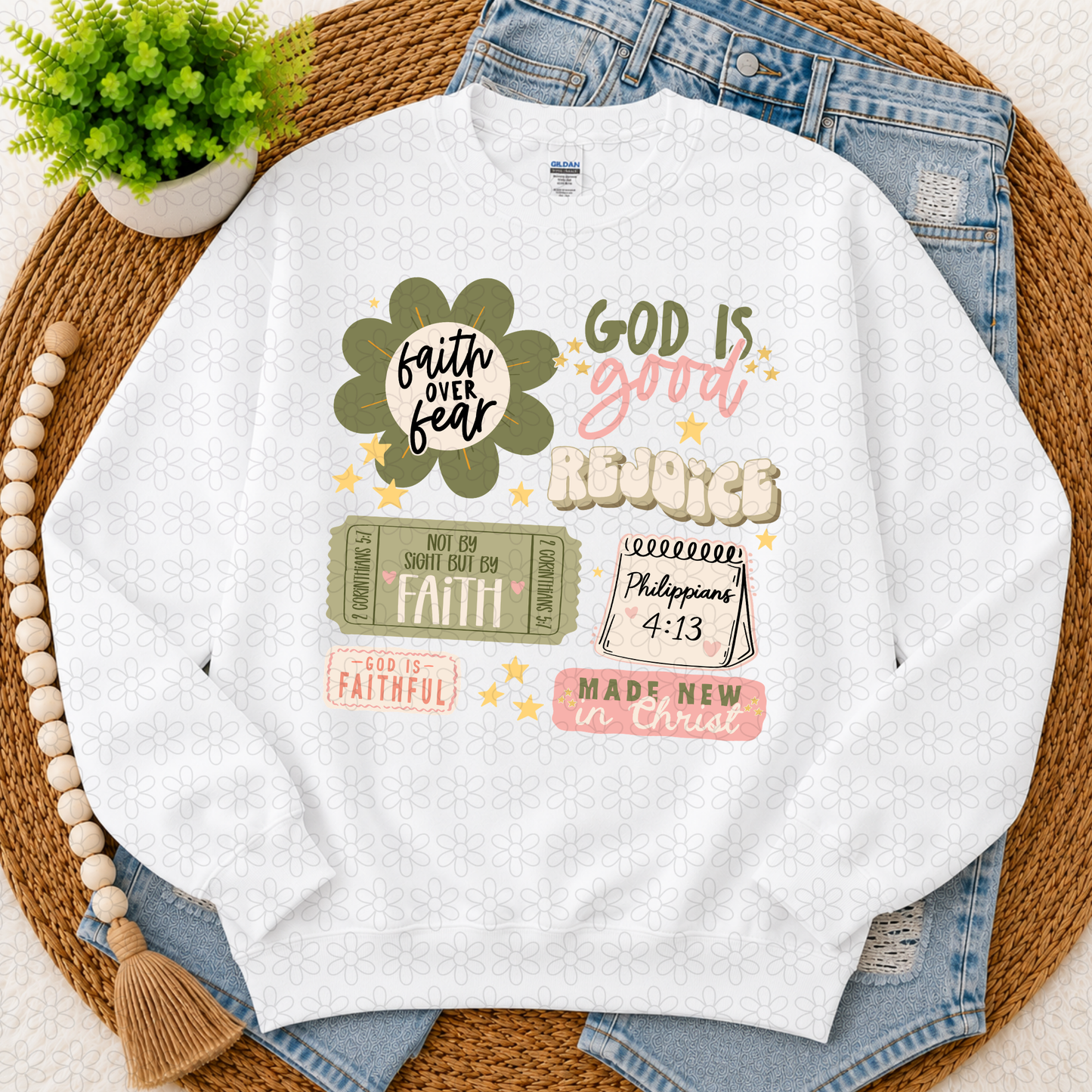 Christian Bubbles Completed Tee
