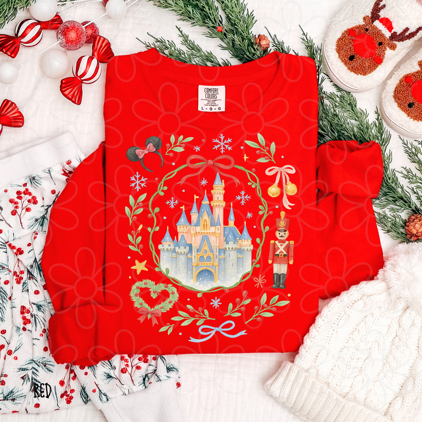 Christmas Castle Kids Completed Tee