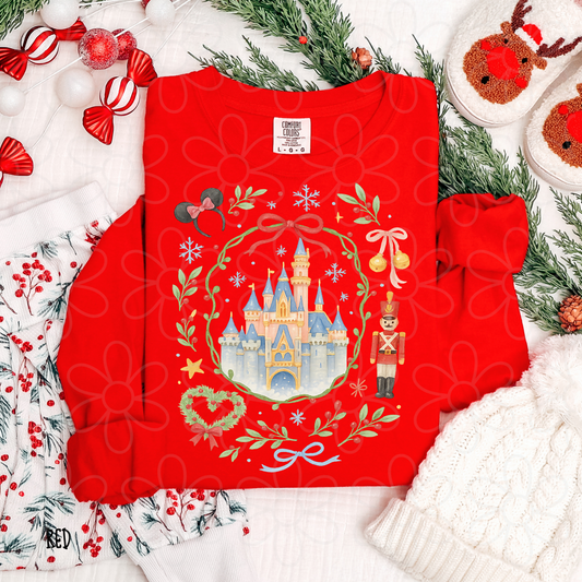 Christmas Castle Kids Completed Tee
