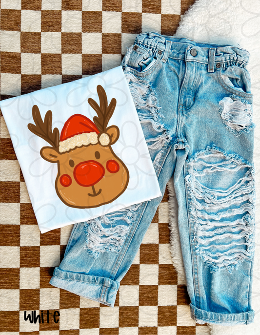 Christmas Reindeer Completed Tee