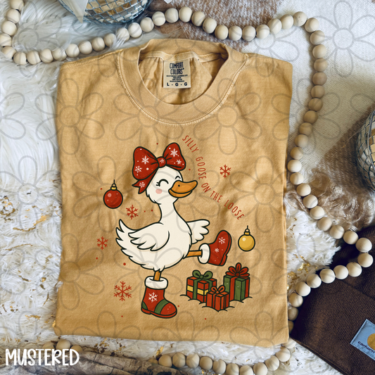 Christmas Silly Goose On The Loose DTF Transfer