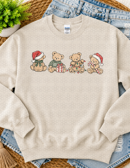 Christmas Bears Completed Tee